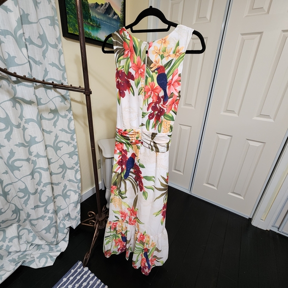 Tommy Bahama Tropical Floral Sleeveless Dress - Picture 2 of 5